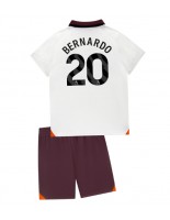 Manchester City Bernardo Silva #20 Venkovní dres pro děti 2023-24 Krátký Rukáv (+ trenýrky)